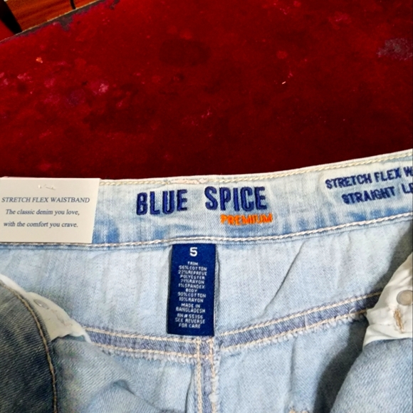 Blue Spice Premium Straight Leg Crop Jeans pants 👖 - Picture 7 of 12